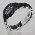 stainless steel watch black color watch men waterproof